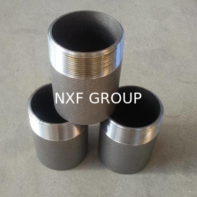 NXF  ASTM 316Ti/0Cr18Ni12Mo2Ti DN15-1200  Class 150-2500 Stainless Steel 316Ti Forging Threaded Both End One End Nipple