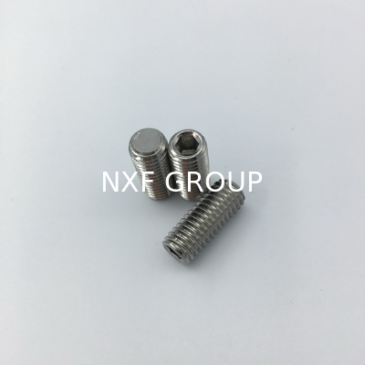 NXF ASTM DIN JIS 316Ti/0Cr18Ni12Mo2Ti  M8 12mm Stainless Steel 316Ti Hexagon Socket Screw Headless Machine Screw