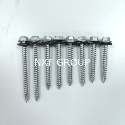 NXF ASTM UNS 316Ti/0Cr18Ni12Mo2Ti ST3.1-ST6.1 Length10-90MM Stainless Steel 316Ti Hexagonal Flange Cutting Screws