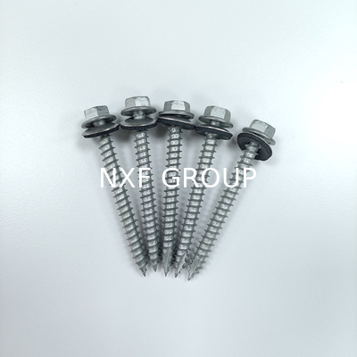 NXF ASTM UNS 316Ti/0Cr18Ni12Mo2Ti ST3.1-ST6.1 Length10-90MM Stainless Steel 316Ti Hexagonal Flange Cutting Screws