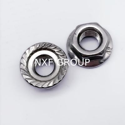 NXF ASTM DIN JIS A240 316Ti/0Cr18Ni12Mo2Ti  M3-M16 Fasteners Bolts Nuts SS316l Hexagonal Flange Lock Nut
