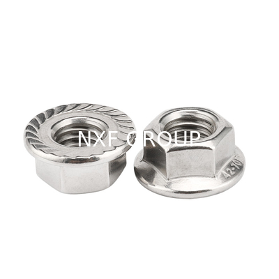 NXF ASTM DIN JIS A240 316Ti/0Cr18Ni12Mo2Ti  M3-M16 Fasteners Bolts Nuts SS316l Hexagonal Flange Lock Nut