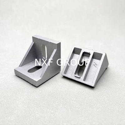 NXF ASTM JIS UNS A96010 Width 20mm Length 28mm Hight 28mm Customizable Aluminum 6061 Alloy Angle Corner Bracket