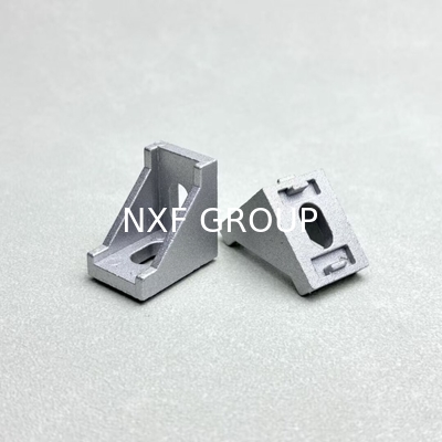 NXF ASTM JIS UNS A96010 Width 20mm Length 28mm Hight 28mm Customizable Aluminum 6061 Alloy Angle Corner Bracket