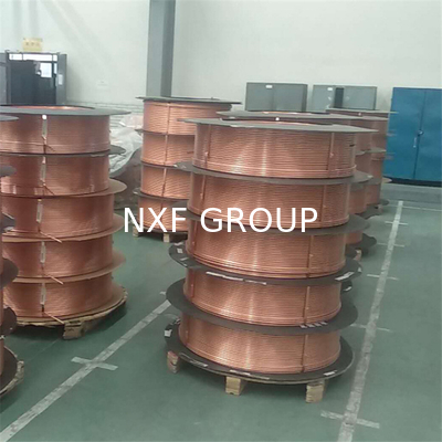 NXF ASTM B280/EN12735/JISH3300 C11000 C12200  Diameter 3.6-28.58mm Thickness 0.28-1.20mm Length 50m Copper Plain Tube