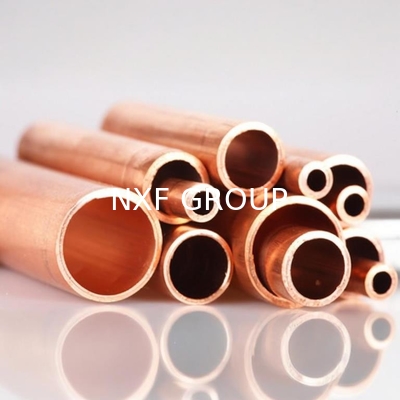 NXF ASTM B280/EN12735/JISH3300 C11000 C12200 Diameter 3.6-108mm Thickness 0.25-3.5mm Length 1-12m Copper Straight Tube