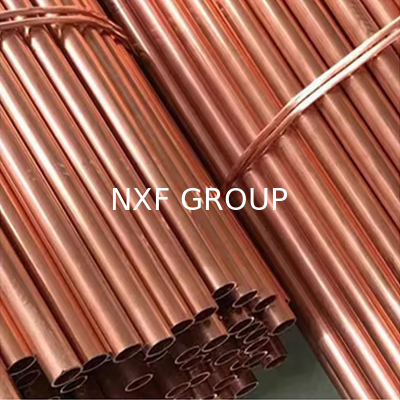 NXF ASTM B280/EN12735/JISH3300 C11000 C12200 Diameter 3.6-108mm Thickness 0.25-3.5mm Length 1-12m Copper Straight Tube