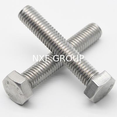NXF ASTM A240 316Ti/0Cr18Ni12Mo2Ti  Diameter M20 Length 20MM Grade D6 Bolts Stainless Steel 316Ti Hex Head Bolts
