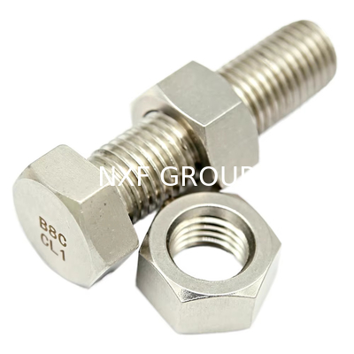 NXF ASTM A240 316Ti/0Cr18Ni12Mo2Ti  Diameter M20 Length 20MM Grade D6 Bolts Stainless Steel 316Ti Hex Head Bolts