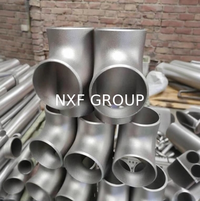 NXF ASTM B127 MONEL 400 Alloy/UNS N0440  DN15-1200 SCH10-XXS  Alloy 400 Butt Welding Straight or Reducer Tee