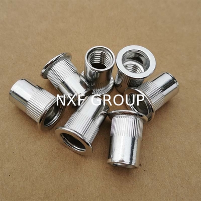 NXF ASTM JIS EN  Stainless Steel 316/0Cr17Ni12Mo2/1.4401 Diameter M3 Length 9MM  Flat Head Vertical Grain Nuts