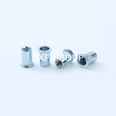 NXF S235JR/A105JRB/DINST37-2/JISSS400/ASTMA283C Diameter M3 Length 9MM Willow Nut Flat Head Vertical Grain Nuts