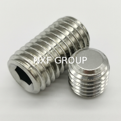 NXF ASTM DIN JIS 316Ti/0Cr18Ni12Mo2Ti  M6 12mm Stainless Steel 316Ti Hexagon Socket Screw Headless Machine Screw