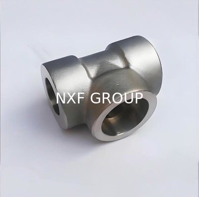 NXF ASTM B127 MONEL 400 Alloy/UNS N04400 DN15-1200  Class 150-2500 Nickel Alloy 400 Forging Socket Welding Tee