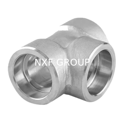 NXF ASTM B127 MONEL 400 Alloy/UNS N04400 DN15-1200  Class 150-2500 Nickel Alloy 400 Forging Socket Welding Tee