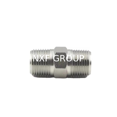 NXF ASTM A240 316H /1Cr17Ni12Mo2/31609 DN15-1200  Class 150-2500 Stainless Steel 316H Forging Threaded Hexagonal Nipple
