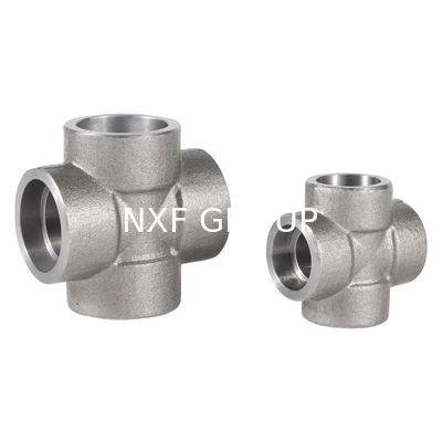 NXF ASTM B127 MONEL 400 Alloy/UNS N04400 DN15-1200 Class 150-2500 Nickel Alloy 400 Sw Fitting Forging Socket Welding Cross