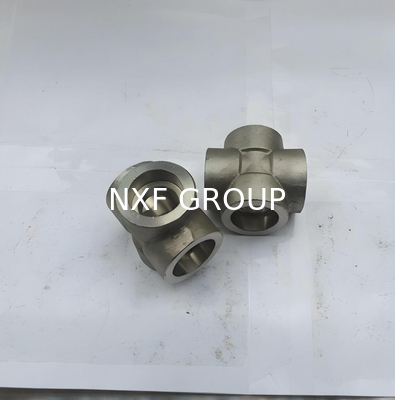 NXF ASTM B127 MONEL 400 Alloy/UNS N04400 DN15-1200 Class 150-2500 Nickel Alloy 400 Sw Fitting Forging Socket Welding Cross