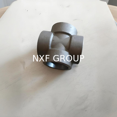 NXF ASTM B127 MONEL 400 Alloy/UNS N04400 DN15-1200 Class 150-2500 Nickel Alloy 400 Sw Fitting Forging Socket Welding Cross