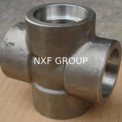 NXF ASTM B127 MONEL 400 Alloy/UNS N04400 DN15-1200 Class 150-2500 Nickel Alloy 400 Sw Fitting Forging Socket Welding Cross