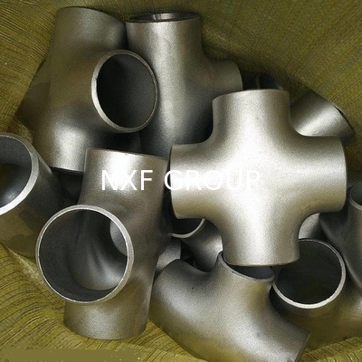 NXF ASTM DIN JIS 316Ti/0Cr18Ni12Mo2Ti DN15-1200 Class 150-2500 Stainless Steel 316Ti Forging Butt Welding Cross