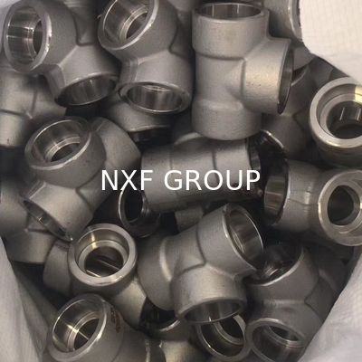 NXF UNS S31008 ASTM A403 310S/0Cr25Ni20/1.4845 DN15-1200 Class3000-9000 310S Stainless Steel Socket Welding Tee