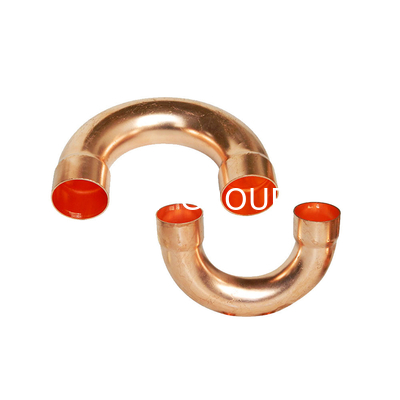 NXF ASTM DIN JIS B280/EN12735/JISH3300 C11000 C12200 DN15-1200 SCH10-XXS 180° Butt Welding Casting Copper Elbow