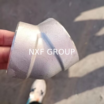 NXF JIS EN ASTM B127 MONEL 400 Alloy/UNS N04400 DN15-1200 Class 150-2500 Nickel Alloy 400 Forging Threaded 45° and 90°  Elbow