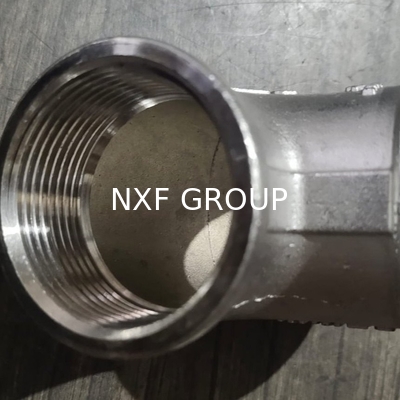 NXF UNS S31008 ASTM A403 310S/0Cr25Ni20/1.4845 DN6-100 Class3000-9000 310S Stainless Steel Threaded 45° Elbow