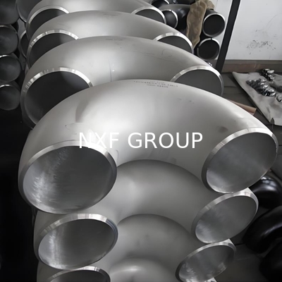 NXF ASTM JIS EN 316Ti/0Cr18Ni12Mo2Ti  DN15-1200 SCH10-XXS Stainless Steel 316Ti BW Forging High Pressure 180° Butt Welding Elbow