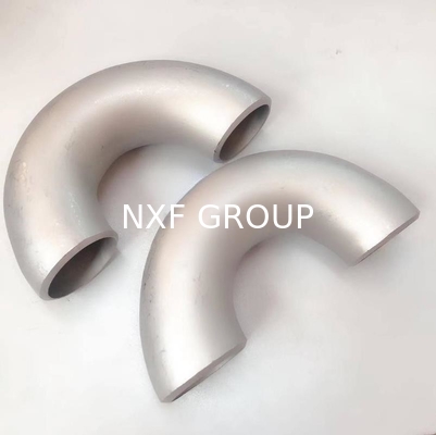 NXF ASTM JIS EN 316Ti/0Cr18Ni12Mo2Ti  DN15-1200 SCH10-XXS Stainless Steel 316Ti BW Forging High Pressure 180° Butt Welding Elbow