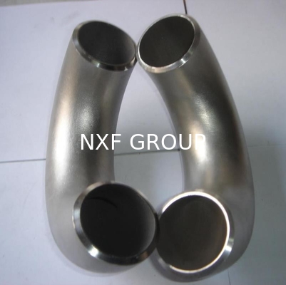 NXF ASTM JIS EN 316Ti/0Cr18Ni12Mo2Ti  DN15-1200 SCH10-XXS Stainless Steel 316Ti BW Forging High Pressure 180° Butt Welding Elbow