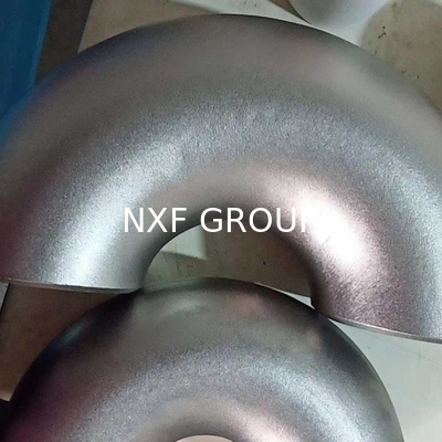 NXF ASTM JIS EN 316Ti/0Cr18Ni12Mo2Ti  DN15-1200 SCH10-XXS Stainless Steel 316Ti BW Forging High Pressure 180° Butt Welding Elbow