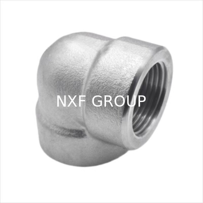 NXF UNS S31008 ASTM A403 310S/0Cr25Ni20/1.4845 DN6-100 Class2000-9000 310S Stainless Steel Threaded 90 Degree Elbow