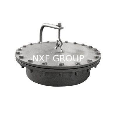 NXF Galvanized Carbon Steel Quick Opening Circular Manhole Cover Drain Hole Cover Stainless Steel Industrial Manhole