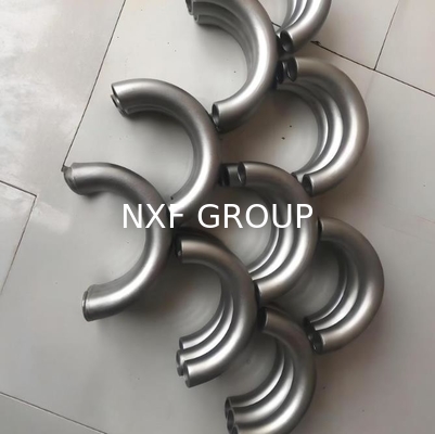 NXF JIS EN ASTM B127 MONEL 400 Alloy/UNS N04400 DN15-1200 SCH10-XXS  Nickel Alloy 400 BW Forging 180° Butt Welding Elbow