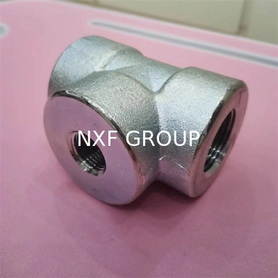 NXF JIS EN ASTM B127 MONEL 400 Alloy/UNS N04400 DN15-1200 Class 150-6000 Nickel Alloy 400 Forging Threaded Tee