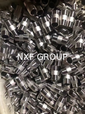 NXF UNS S31008 ASTM A403 310S/0Cr25Ni20/1.4845 DN6-100 Class3000-9000 High Pressure 310S Stainless Steel Threaded Nipple