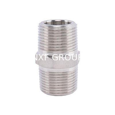 NXF UNS S31008 ASTM A403 310S/0Cr25Ni20/1.4845 DN6-100 Class3000-9000 310S Stainless Steel Threaded Hexagonal Nipple