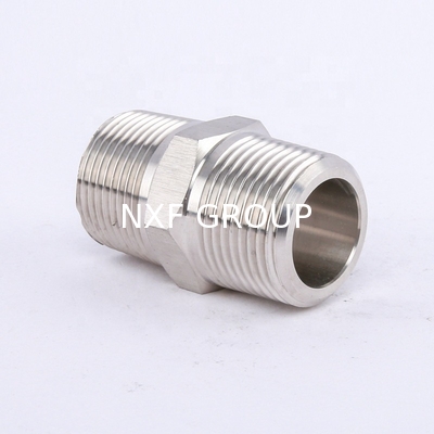 NXF UNS S31008 ASTM A403 310S/0Cr25Ni20/1.4845 DN6-100 Class3000-9000 310S Stainless Steel Threaded Hexagonal Nipple