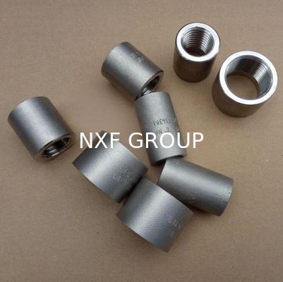 NXF ASTM B127 MONEL 400 Alloy/UNS N04400 DN15-1200 Class 3000/6000  Nickel Alloy 400 Thd Fitting Inner Threaded Coupling