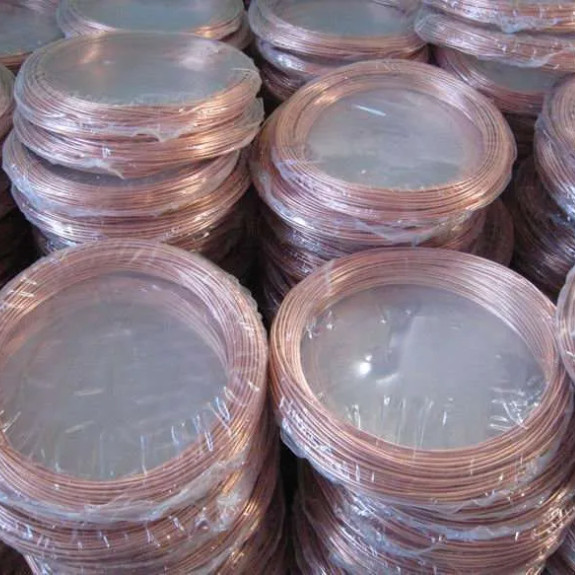 últimas noticias de la compañía sobre NXF Accesorios de aire acondicionado GB/T 1531-2009,ASTM B360 Peso de la bobina 5-30KG OD 1.6mm-6.1mm Tubo capilar de cobre  3